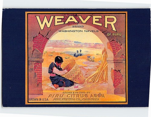 Postcard weaver brand - postcard,
