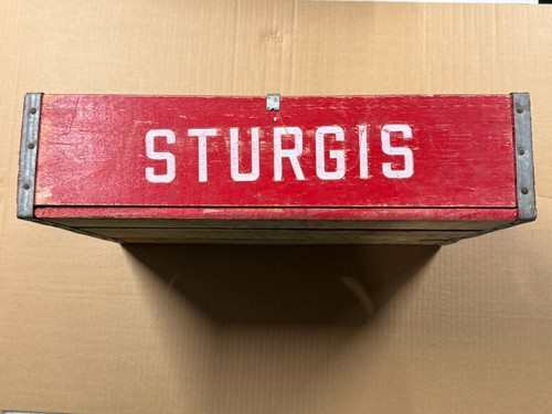Sturgis wood red advertising - wood,