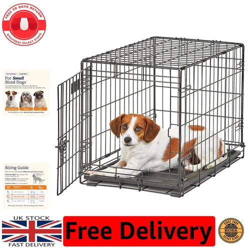 Small folding dog crate 61cm - dog,