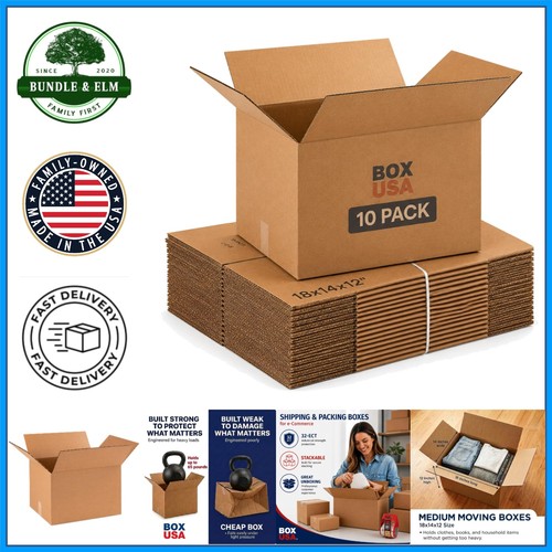 Kraft brown moving boxes - brown,